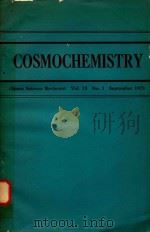 COSMOCHEMISTRY SPACE SCIENCE REVIEWS VOL.15 NO.1 SEPTEMBER 1973 1973 PDF电子版封面
