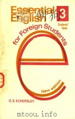 Essenatial English for Foreign Students 3（1956 PDF版）