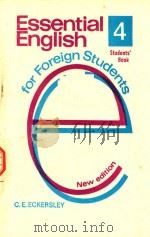 Essenatial English for Foreign Students（1963 PDF版）