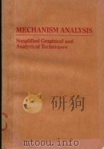 Mechanism analysis:simplified graphical and analytical techniques（1984 PDF版）