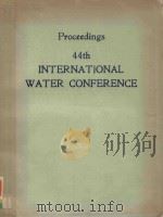 THE INTERNATIONAL WATER CONFERENCE 44TH ANNUAL MEETING（1983 PDF版）