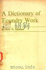 A dictionary of foundry work（1972 PDF版）