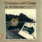 Constancy and change in architecture 1991 PDF电子版封面 0890964726 edited by Malcolm Quantrill an
