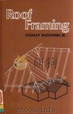 Roof framing 1976 PDF电子版封面 0137824661