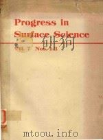 PROGRESS IN SURFACE SCIENCE VOL.7 NOS.1-3（ PDF版）
