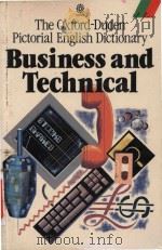 The Oxford-Duden pictorial English dictionary: business and technical 1981 PDF电子版封面 0192819828