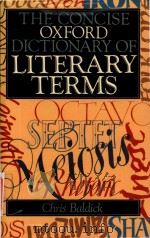 The concise Oxford dictionary of literary terms（1990 PDF版）