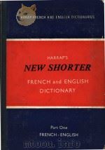 Harrap's new shorter French and English dictionary Part One French-English（1967 PDF版）