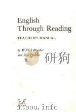 Ebglish Through Reading Tearch's Manual（1974 PDF版）