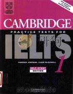 Cambridge practice tests for IELTS 1 Self-Study Edition（1996 PDF版）