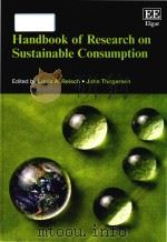 Handbook of research on sustainable consumption PDF电子版封面 9781783471263