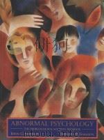 ABNORMAL PSYCHOLOGY THE PROBLEM OF MALADAPTIVE BEHAVIOR EIGHTH EDITION（1996 PDF版）