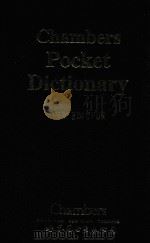 CHAMBERS POCKET DICTIONARY 1992 PDF电子版封面 7506216515