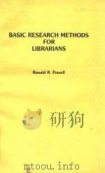 Basic research methods for librarians（1985 PDF版）