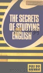 THE SECRETS OF STUDYING ENGLISH PDF电子版封面 COLES EDITORIAL BOARD