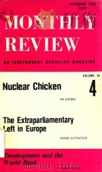 MONTHLY REVIEW AN INDEPENDENT SOCIALIST MAGAZINE VOLUME 34 4（ PDF版）