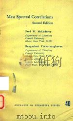 MASS SPECRAL CORRELATIONS SECOND EDITION（1982 PDF版）