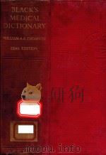 BLACK'S MEDICAL DICTIONARY TWENTY-SECOND EDITION（1955 PDF版）