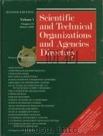 Scientific and technical organizations and agencies directory Second Edition Volume 1 Chapters 1-9 E（1985 PDF版）
