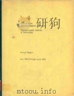 Francis Bitter National Magnet Laboratory Massachusetts Institute of Technology Annual Report July 1（1983 PDF版）