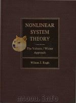 Nonlinear system theory: the volterra/wiener approach（1981 PDF版）