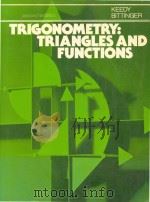 Trigonometry Triangles and Functions Second Edition 1978 PDF电子版封面 0201038684
