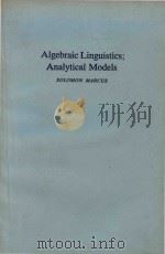 Algebraic linguistics; analytical models 1967 PDF电子版封面 Solomon Marcus