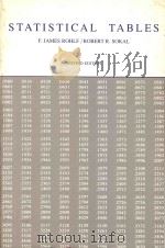 Statistical tables Second Edition（1981 PDF版）