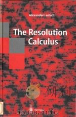 The resolution calculus（1997 PDF版）