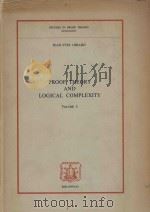 Proof theory and logical complexity（1987 PDF版）