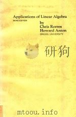 Applications of Linear Algebra = 线性代数的应用（1984 PDF版）