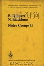 Finite groups II 1982 PDF电子版封面 0387106324 Huppert;B.;Blackburn;N.;(Norma