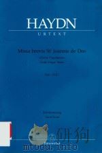 MISSA BREVIS ST(I)JOANNIS DE DEO KLEINE ORGELMESSE LITTLE ORGAN MASS HOB.XXII: 7（1964 PDF版）