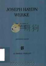 SINFONIEN UM 1775/76 REIHE Ⅰ BAND 8 KRITISCHER BERICHT 1970 PDF电子版封面