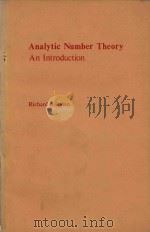 Analytic number theory an introduction（1980 PDF版）
