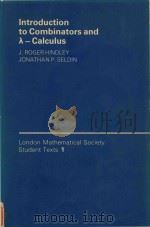 Introduction to combinators and 入-calculus（1986 PDF版）