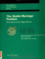 The stable marriage problem:structure and algorithms（1989 PDF版）