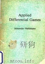 Applied differential games（1988 PDF版）