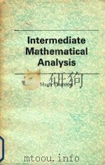 Intermediate mathematical analysis（1988 PDF版）