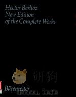 HECTOR BERLIOZ NEW EDITION OF THE COMPLETE WORKS VOLUME 18 ROMEO ET JULIETTE（1990 PDF版）