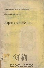 Aspects of calculus（1986 PDF版）
