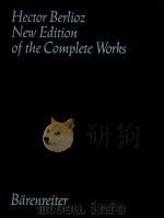 HECTOR BERLIOZ NEW EDITION OF THE COMPLETE WORKS VOLUME 9 GRANDE MESSE DES MORTS 1978 PDF电子版封面
