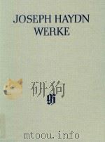 JOSEPH HAYDN WERKE REIHE Ⅰ BAND 6 SINFONIEN 1767-1772 1966 PDF电子版封面