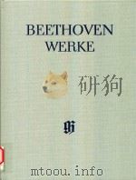 BEETHOVEN WERKE ABTEILUNG Ⅹ BAND 1 KANTATEN（1996 PDF版）