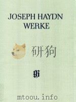 JOSEPH HAYDN WERKE REIHE XVI CONCERTINI UND DIVERTIMENTI FUR KLAVIER(CEMBALO)MIT BEGLEITUNG VON ZWEI 1987 PDF电子版封面