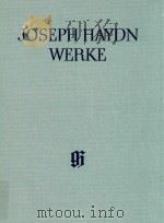 JOSEPH HAYDN WERKE REIHE Ⅰ BAND 18 LONDONER SINFONIEN 4.FOLGE 1963 PDF电子版封面