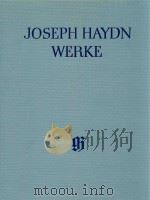 JOSEPH HAYDN WERKE REIHE Ⅺ BAND 1 STREICHTRIOS 1.FOLGE 1986 PDF电子版封面