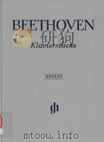 KLAVIERSTUCKE PIANO PIECES PDF电子版封面