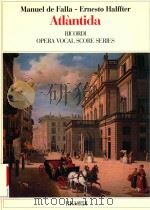 OPERA VOCAL SCORE SERIES ATLANTIDA（ PDF版）