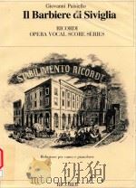 OPERA VOCAL SCORE SERIES IL BARBIERE DI SIVIGLIA OVVERO LA PRECAUZIONE INUTILE（ PDF版）